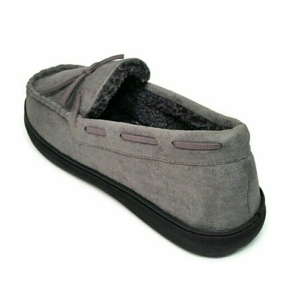 Homitem Mens Moccasin Slipper Anti-Slip House Shoe - Picture 6 of 12